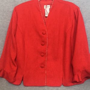 Ann Travis Jacket Christmas Holidays Valentines Career Office